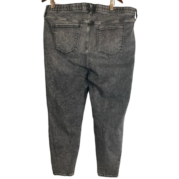 Torrid Women’s Sky  High Skinny Super Soft Distressed Black Size 20R #Feelthefit - Picture 2 of 9